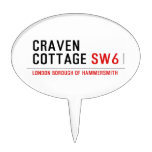 craven cottage  Cake Picks