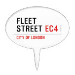 FLEET  STREET  Cake Picks
