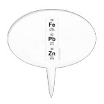 Fe
 Pb
 Zn  Cake Picks