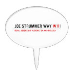 Joe Strummer Way  Cake Picks