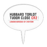 Hubbard Torlot Tudor Close  Cake Picks