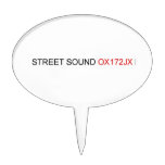 STREET Sound  Cake Picks