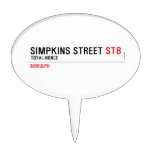 Simpkins Street  Cake Picks