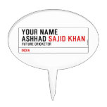 Your Name Ashhad  Cake Picks