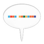 Feria Cientifica  Cake Picks