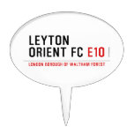 LEYTON ORIENT FC  Cake Picks