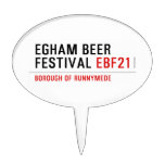 EGHAM BEER FESTIVAL  Cake Picks