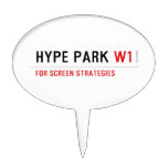 HyPE PARK  Cake Picks