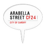 Arabella Street  Cake Picks