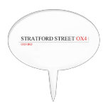 Stratford Street  Cake Picks