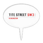 Tite Street  Cake Picks