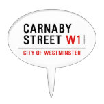 CARNABY STREET  Cake Picks