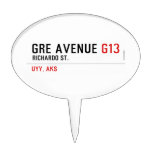 GRE AVENUE  Cake Picks
