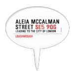 Aleia Mccalman Street  Cake Picks