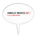 Annalee Noakes  Cake Picks