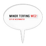 Minor Terfing  Cake Picks