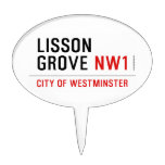 Lisson grove  Cake Picks
