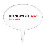 Brazil Avenue  Cake Picks