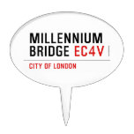 millennium bridge  Cake Picks