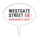 Westgate street  Cake Picks