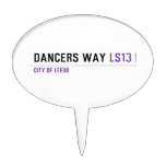 Dancers Way  Cake Picks