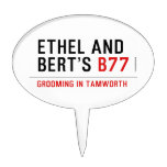 ETHeL and Bert’s  Cake Picks