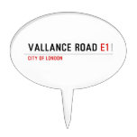 vallance road  Cake Picks