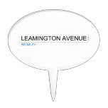 Leamington Avenue  Cake Picks