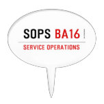 SOPS  Cake Picks