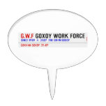 G.W.F  Cake Picks