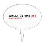WINCANTON ROAD  Cake Picks