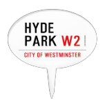 HYDE PARK  Cake Picks