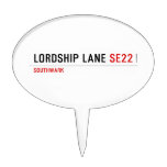 Lordship lane  Cake Picks