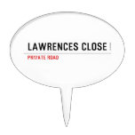 Lawrences CLose  Cake Picks