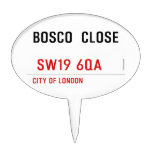 BOSCO  CLOSE    Cake Picks
