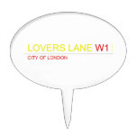LOVERS LANE  Cake Picks