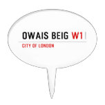 Owais beig  Cake Picks