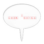 I 
 LOVE  ELIJAH                               Cake Picks