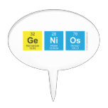 genios  Cake Picks