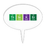thinker  Cake Picks