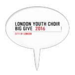 London Youth Choir Big Give   Cake Picks