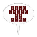 SOLID
 LQUID
 GAS
 PLASMA  Cake Picks
