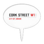 Cork Street  Cake Picks