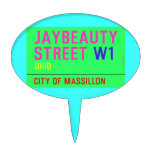 JayBeauty Street  Cake Picks