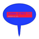 Casual Street  Cake Picks