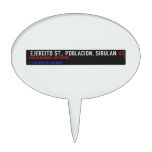  Ejercito st., poblacion, sibulan  Cake Picks