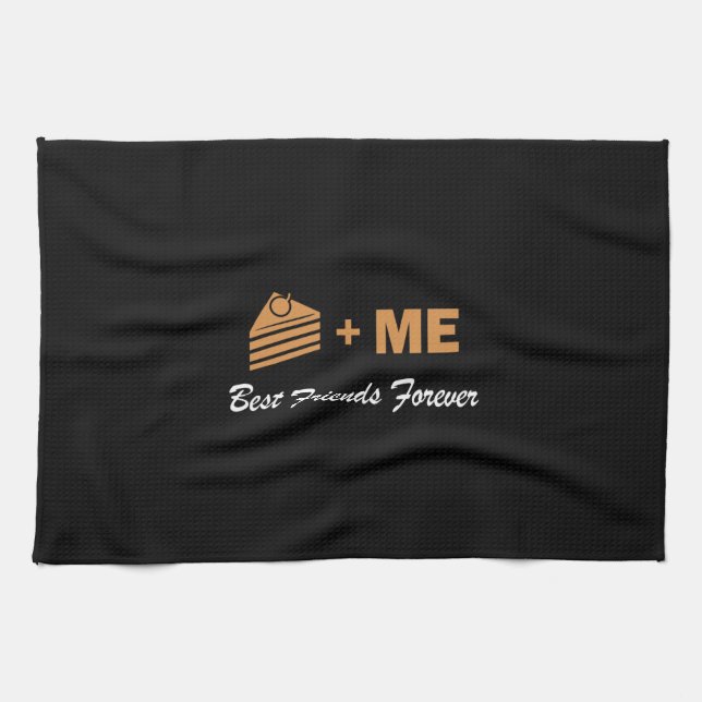 Cake Plus Me BFFS Kitchen Towel (Horizontal)