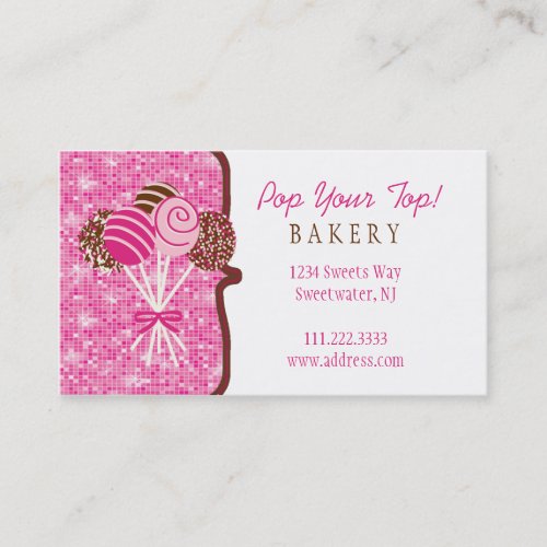 Cake Pops Bakery : Business Card