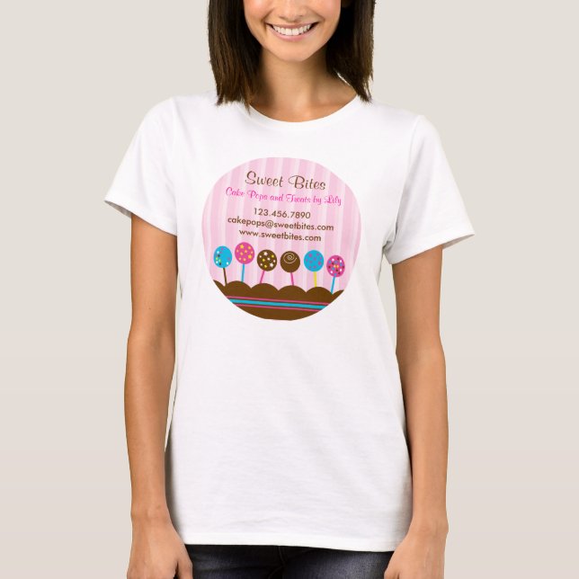 Cake Pops Bakery T-Shirt (Front)