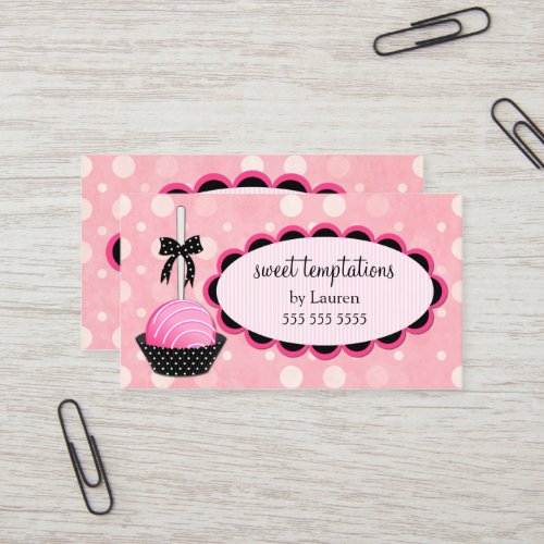 Cake Pops Business Cards
